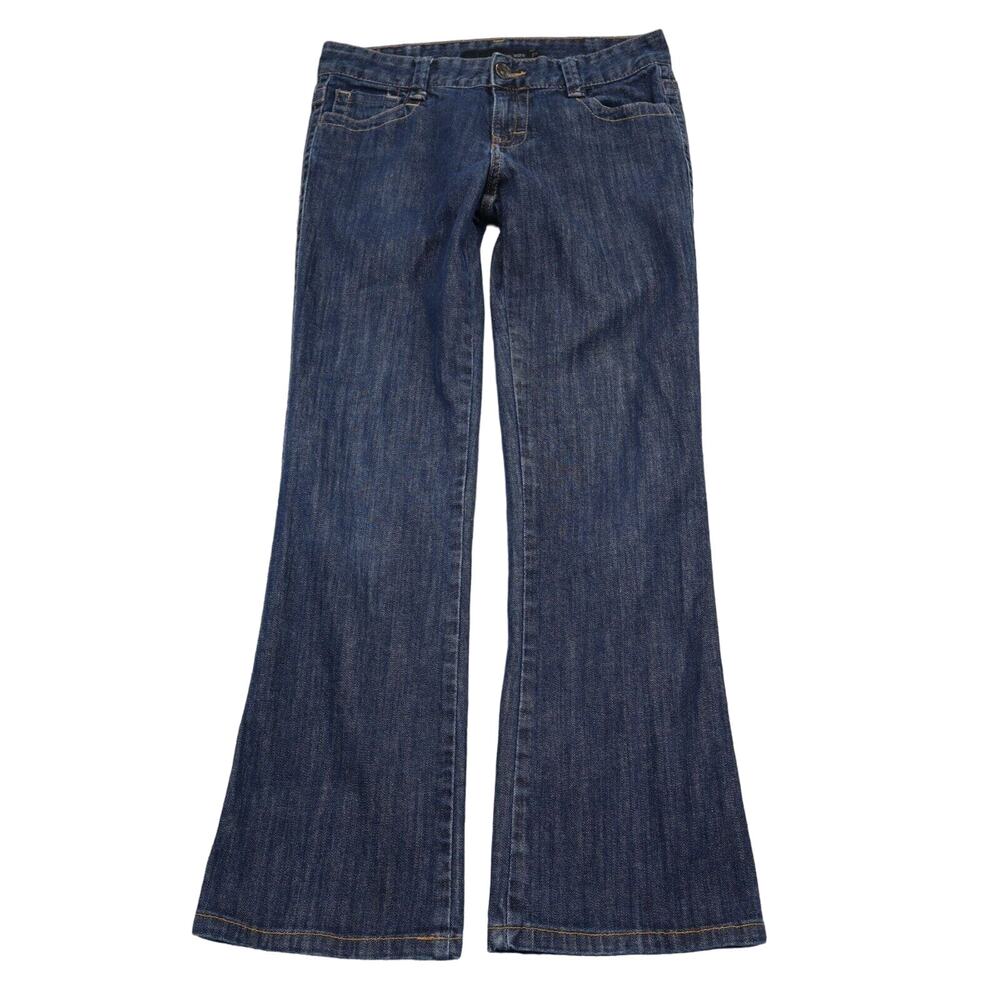 Calvin Klein Jeans Pants Womens 27 Blue Mid Rise Bootcut 5 Pocket Design Bottoms